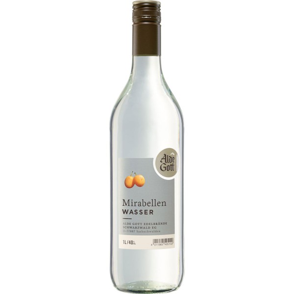 Alde Gott Mirabellenwasser 40% 1l