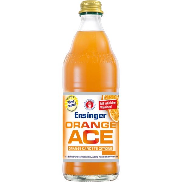 Ensinger ACE Orange Karotte 12x 0,5l Mehrweg