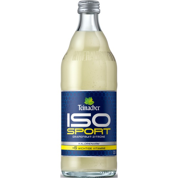 Teinacher ISO Grape-Zitrone 12x 0,5l Mehrweg