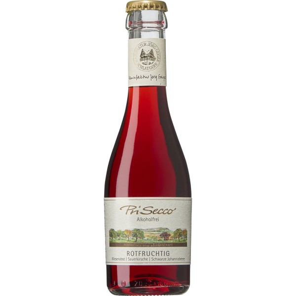 Jörg Geiger Prisecco Rotfruchtig alkoholfrei 0,2l