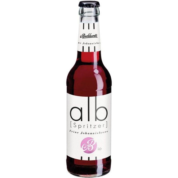 Burkhardt alb Spritzer Feine Johannisbeere Bio 24x 0,33l Mehrweg