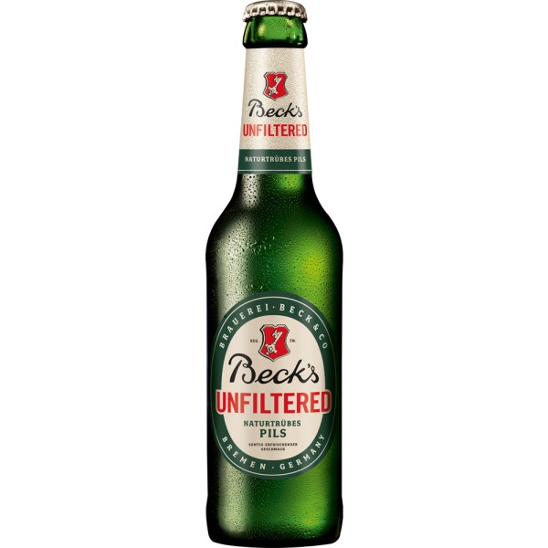 Becks Unfiltered Pils naturtrüb 24x 0,33l Mehrweg