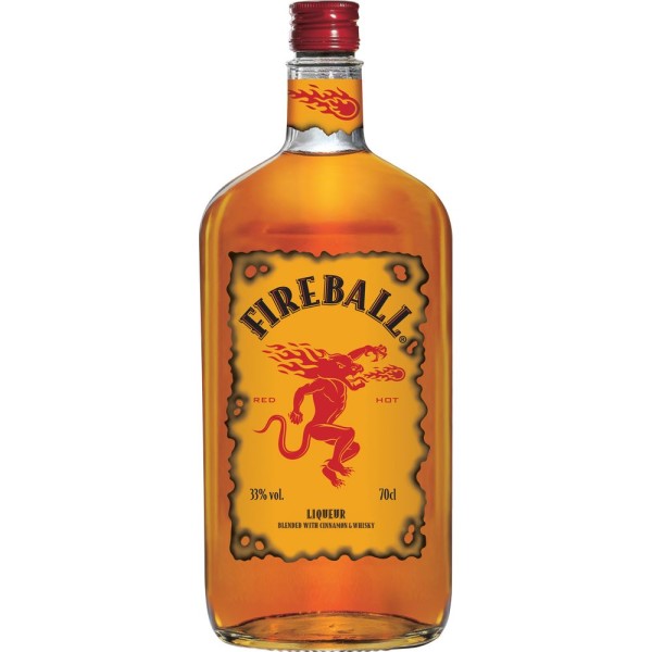 Fireball Zimt-Whisky Likör 33% 0,7l