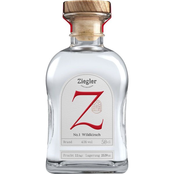 Ziegler No.1 Wildkirsch Brand 43% 0,5l