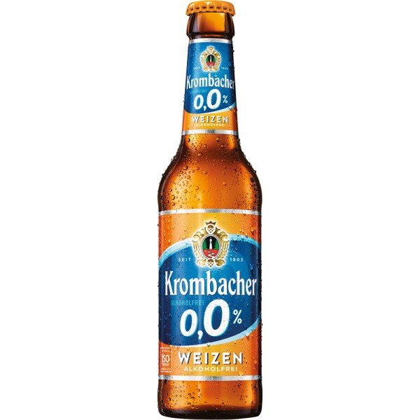 Krombacher 0,0% Hefe Weizen Alkoholfrei 11x 0,5l Mehrweg