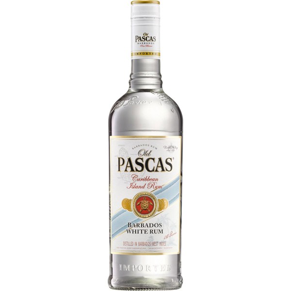 Old Pascas Barbados White Rum 37% 1l