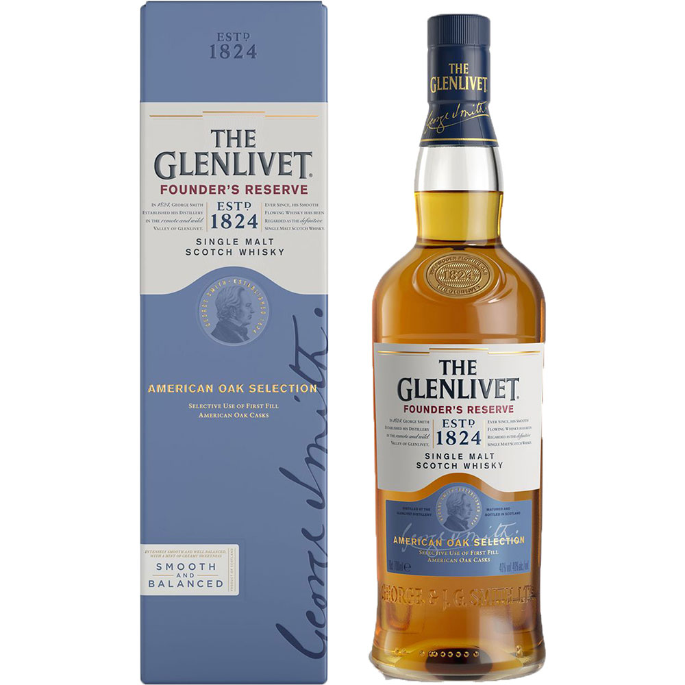The Glenlivet 15 Years Single Malt Scotch Whisky mit Verpackung