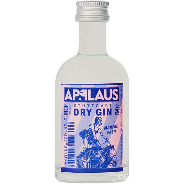 Applaus Stuttgart Dry Gin 43% 50ml