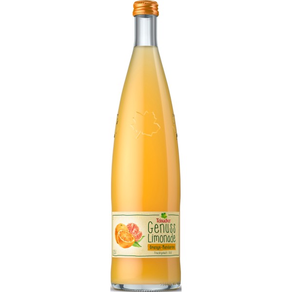 Teinacher Genuss-Limo Orange-Mandarine 12x 0,75l Mehrweg