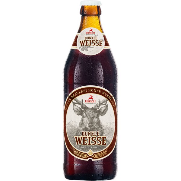 Hirsch Dunkle Weisse 20x 0,5 Liter Mehrweg