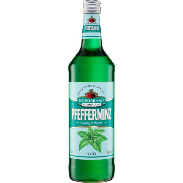 Nordbrand Nordhausen Pfefferminzlikör 18% 1 Liter