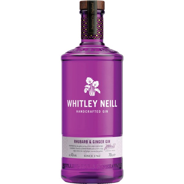 Whitley Neill Handcrafted Rhubarb & Ginger Gin 43% 0,7l