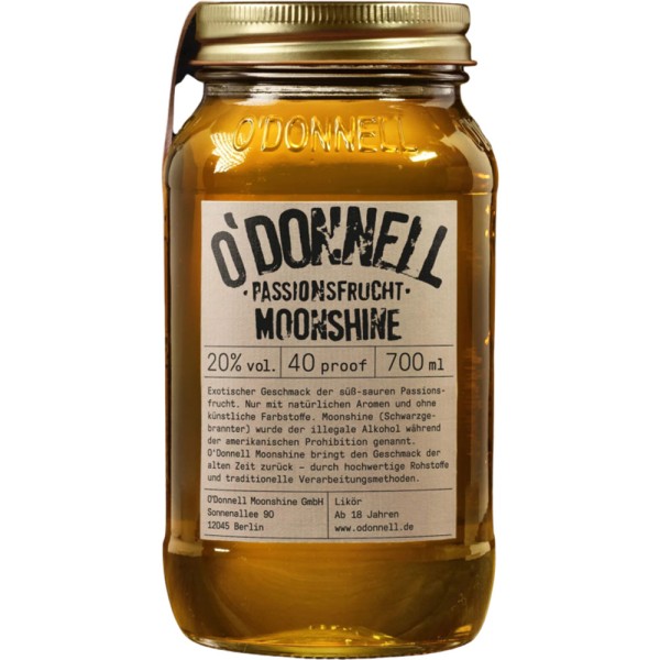 O'Donnell Moonshine Passionsfrucht 20% 0,7l