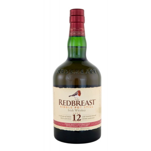 Redbreast 12 Jahre Single Pot Still Irish Whiskey 40% 0,7l