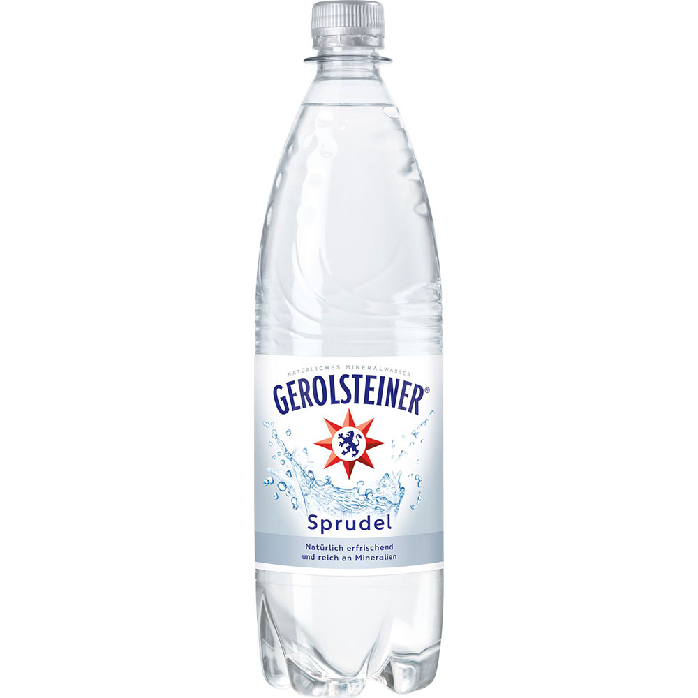 Gerolsteiner Mineralwasser Sprudel PET 1,0l