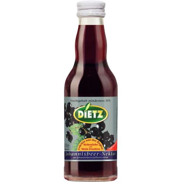 Dietz Johannisbeer-Nektar 12x 0,2 Liter Mehrweg