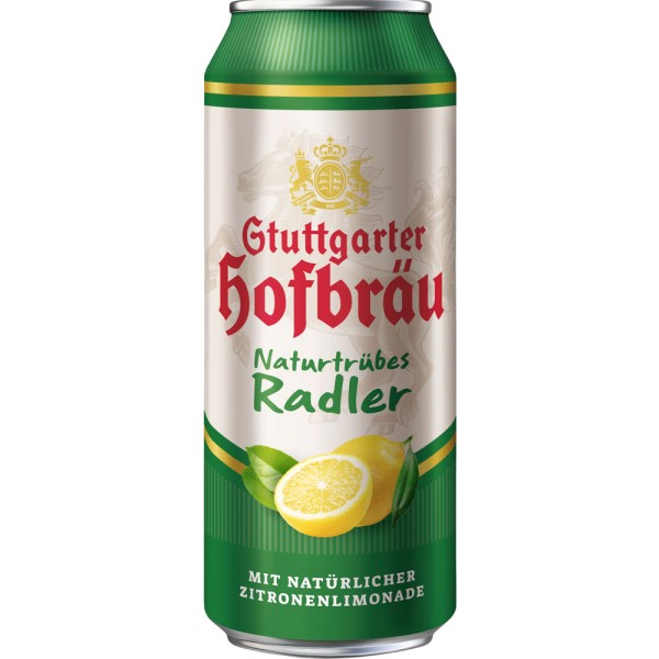 Stuttgarter Hofbräu Naturtrübes Radler Dose 24x 0,5 Liter Einweg