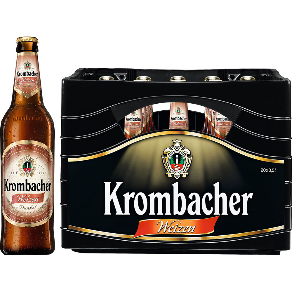 Krombacher Hefe Weizen Dunkel 0,5l