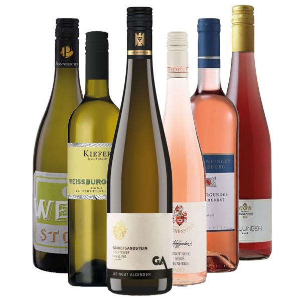Probierpaket "Roséweine und Weißweine mit leichter Restsüße"