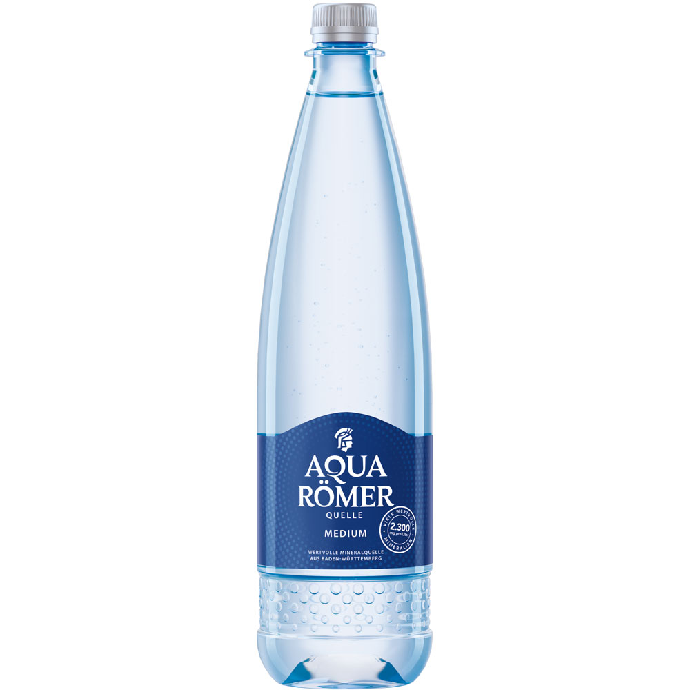 Aqua Römer Mineralwasser Medium 9x1,0l PET
