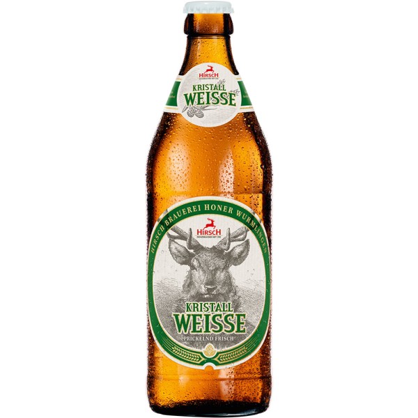 Hirsch Kristall Weisse 20x 0,5 Liter Mehrweg