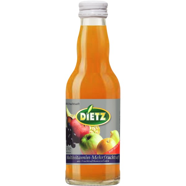 Dietz Multivitamin Mehrfruchtsaft 12x 0,2 Liter Mehrfrucht