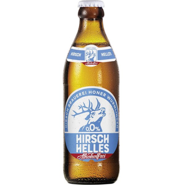 Hirsch Helles 0,0% Alkoholfrei 20x 0,33l Mehrweg