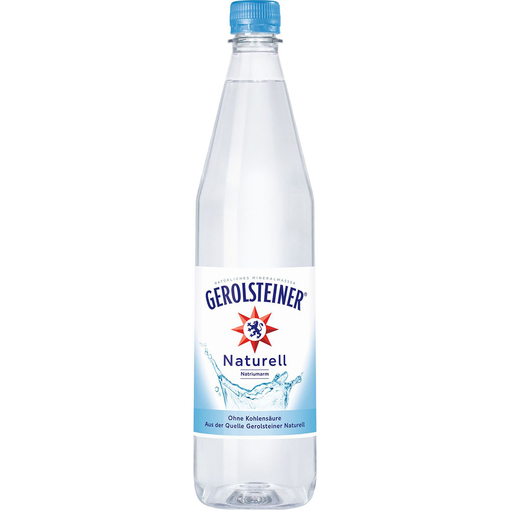 Gerolsteiner Mineralwasser Naturell PET 1,0l