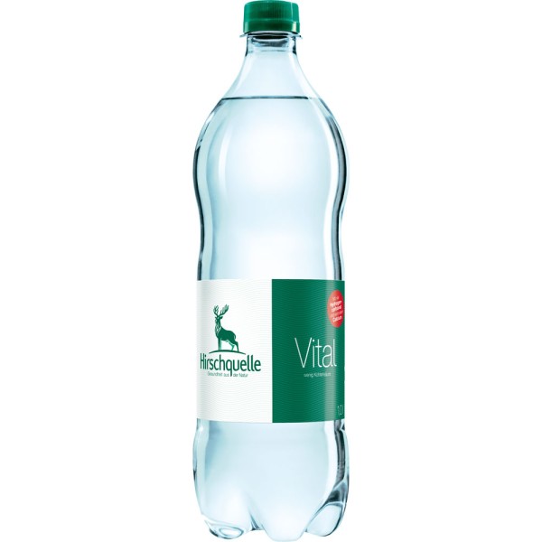 Hirschquelle Vital 9x 1l Mehrweg