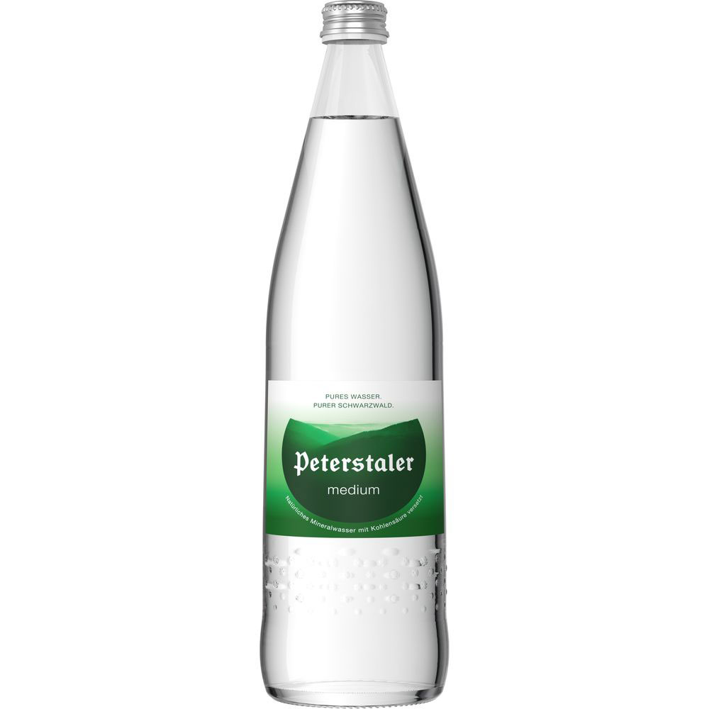 Peterstaler Mineralwasser Medium 6x1,0l Glas