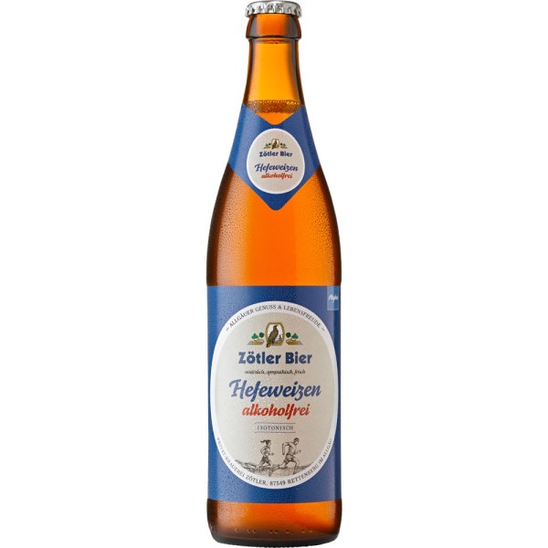 Zötler Hefeweizen alkoholfrei 20x 0,5 Liter Mehrweg