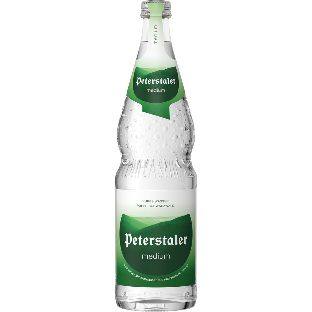 Peterstaler Mineralwasser Medium 12x0,7l Glas