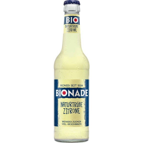 Bionade Naturtrübe Zitrone BIO 12x 0,33l Mehrweg