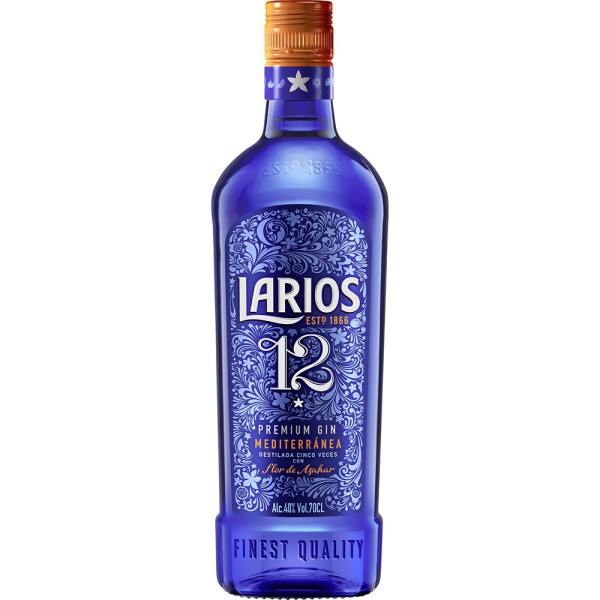Larios 12 Gin aus Spanien 40% 0,7l