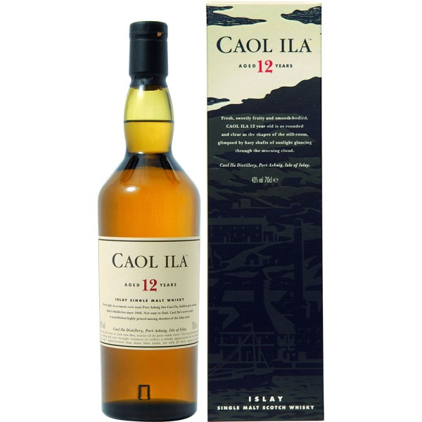 Caol Ila 12 Jahre Single Malt Scotch Whisky 43% 0,7l