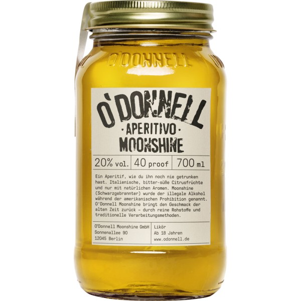 O'Donnell Moonshine Aperitivo 20% 0,7l