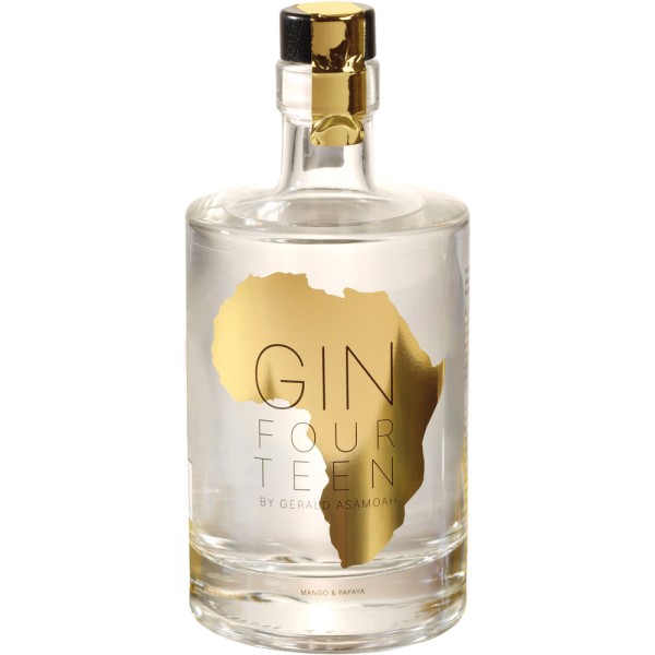 Gin Fourteen Dry Gin by Gerald Asamoah 43% 0,5l