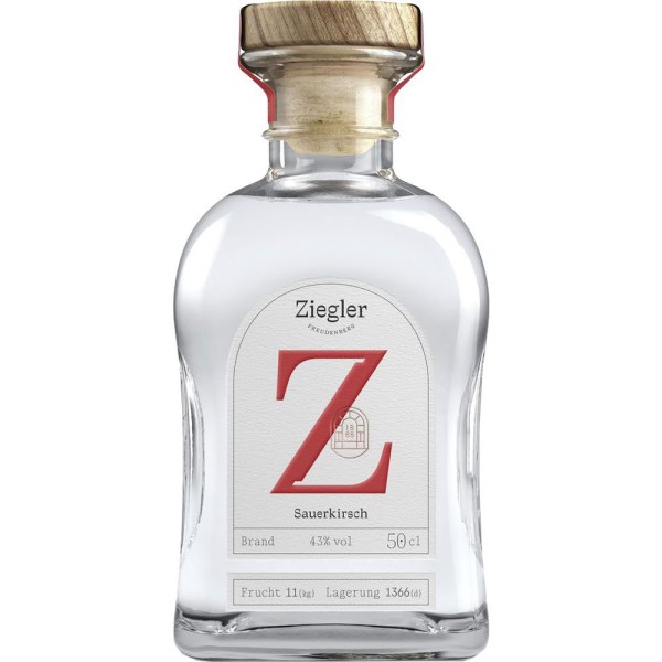 Ziegler Sauerkirsch Brand 43% 0,5l