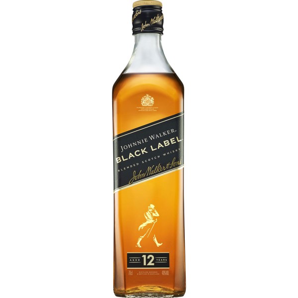 Johnnie Walker Black Label Blended Scotch Whisky 40% 0,7l