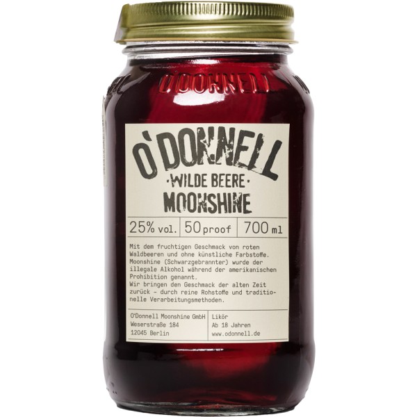 O'Donnell Moonshine Wilde Beere 25% 0,7l