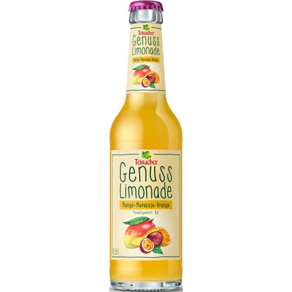 Teinach Genuss-Limo Mango-Maracuja-Orange 12x 0,33l Mehrweg
