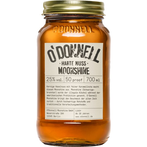 O'Donnell Moonshine Harte Nuss 25% 0,7l