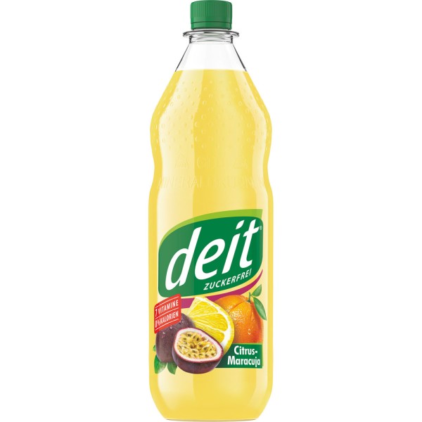 Deit Citrus Maracuja PET 12x 1l Mehrweg