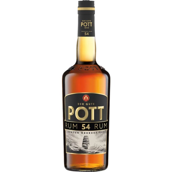 Pott Der Gute Übersee Rum 54% 0,7l