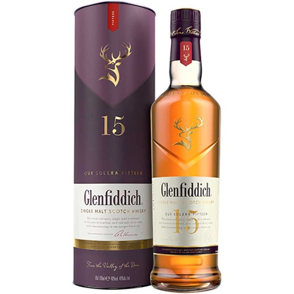 Glenfiddich 15 Jahre Solera Reserve Single Malt Scotch Whisky 40% 0,7l