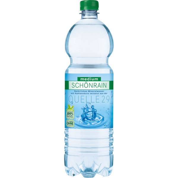 Schönrain Quelle Medium 9x 1,0 Liter PET Mehrweg