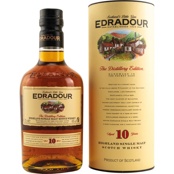 Edradour 10 Jahre Single Malt Scotch Whisky 40% 0,7l
