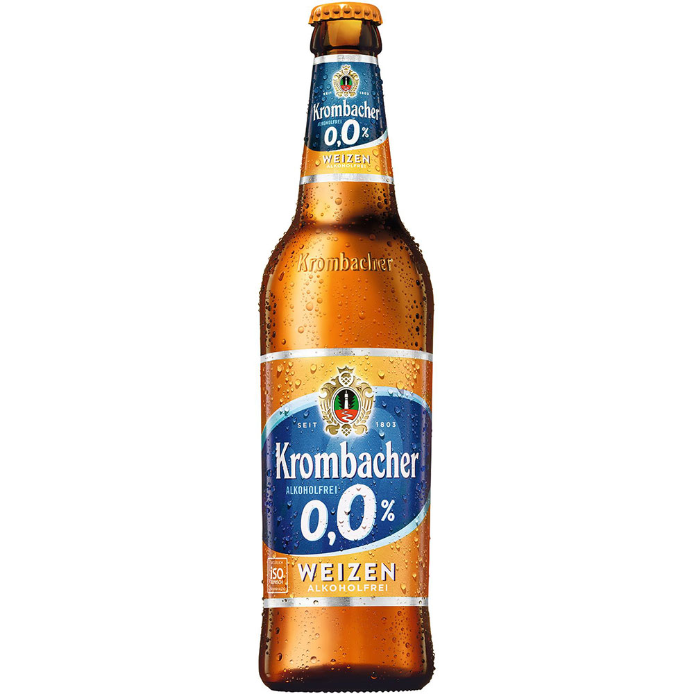 Krombacher 0,0% Hefe Weizen Alkoholfrei 0,5l