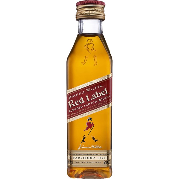 Johnnie Walker Red Label Blended Scotch Whisky 40% 0,05l